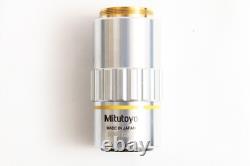 Mitutoyo M Plan Apo 10x / 0.28 Infi/0 f=200 Microscope Objective Lens #5456