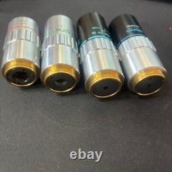 Mitutoyo M Plan Apo 20 0.42 infi/0 f=200 Microscope Objective Lens Set of 4 JPN