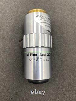 Mitutoyo M Plan Apo 20x 0.42 378-804-2 Microscope Objective Lens