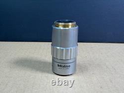 Mitutoyo M Plan Apo 2 0.055 Infi/0 f=200 Microscope Objective Lens Used