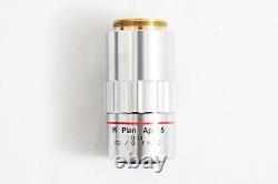 Mitutoyo M Plan Apo 5x / 0.14 Infi/0 f=200 Microscope Objective Lens #5276