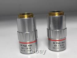 Mitutoyo M Plan Apo 5x 0.14 Microscope Objective Lens f=200