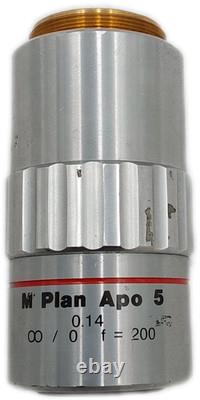 Mitutoyo M Plan Apo 5x 0.14 NA Objective Lens f=200