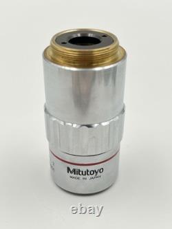 Mitutoyo M Plan Apo 5x 0.14 f=200 Microscope Objective Lens 378-802-2