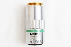 Mitutoyo M Plan Apo SL 20x / 0.28 Infi/0 f=200 Microscope Objective Lens #5430