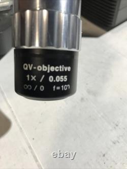 Mitutoyo QV-Objective 1X / 0.055 f=100 Microscope Objective Lens