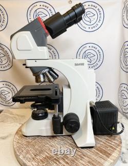 Motic Microscope BA410E with 2x, 4x, 10x, 20x, 40x, 60x Objectives/New light bulb