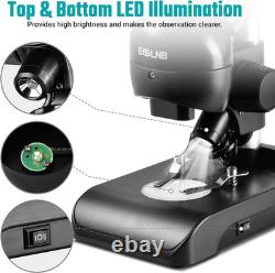 Mounted Binocular Stereo Microscope, Microscopes, Portable Biological Microscope