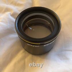 NIKON ED Plan 0.75x Objective Lens for Stereo Microscope Made in Japan