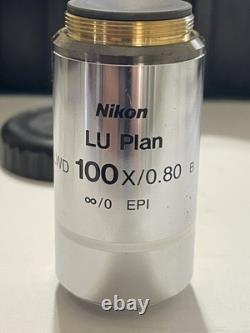 NIKON LU Plan ELWD 100x/ 0.80 B WD 3.5 EPI Microscope Objective Lens