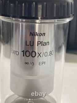 NIKON LU Plan ELWD 100x/ 0.80 B WD 3.5 EPI Microscope Objective Lens