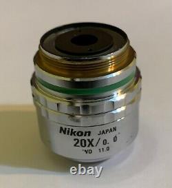 NIKON Microscope Objective Lens 20X 0.40 CF Plan ELWD DIC