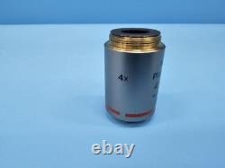 NIKON Plan Fluor 4X/0.13? /- WD 17.1 Microscope Objective Lens