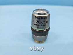 NIKON Plan Fluor ELWD 20X/0.45 DIC L? /0-2 WD 7.4 Microscope Objective Lens