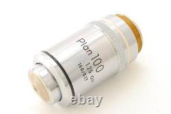 Near MINT Nikon Plan 100 125 Oil 160 / 0.17 Microscope Objective From JAPAN