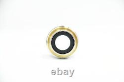 Near Mint Nikon Plan 1x / 0.04 160/- Microscope Objective Lens 20mm Thread