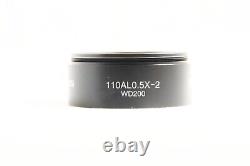 Near Mint Olympus 110 AL 0.5X-2 WD200 Auxiliary Microscope Objective Lens #5247