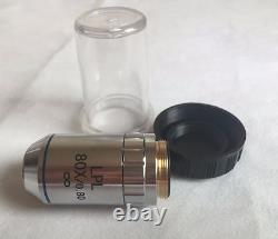 New Metallurgical Microscope INFINITY PLAN Achromatic Objective 80X Long Lens
