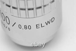 Nikon 100x Microscope Objective Lens M Plan 100 / 0.80 Elwd 210/0