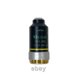 Nikon 10x/0.25 PH1 ADL Infinity/1.2 Microscope Objective Lens WD 5.2, Made Japan