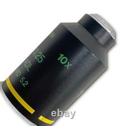 Nikon 10x/0.25 PH1 ADL Infinity/1.2 Microscope Objective Lens WD 5.2, Made Japan