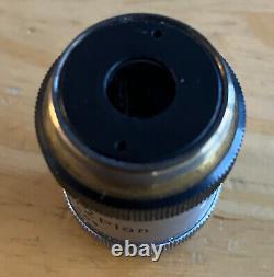 Nikon 1.2 Plan 0.03 Microscope Objective Lens No. 42718 Made In Japan