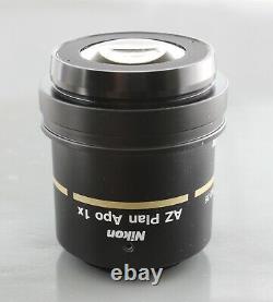 Nikon 1x 0.1 WD 35 AZ Plan Apo Microscope Objective Lens For Az100 Az100M #2