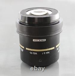 Nikon 1x 0.1 WD 35 AZ Plan Apo Microscope Objective Lens For Az100 Az100M #2