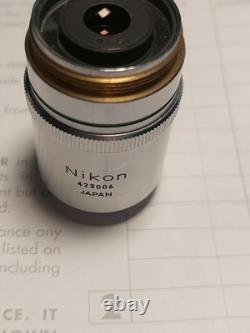 Nikon 20X Brightfield/Darkfield DIC 210 objective, 0.4 NA