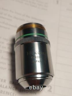 Nikon 20X Brightfield/Darkfield DIC 210 objective, 0.4 NA