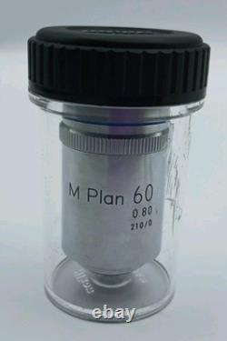 Nikon 321886 M Plan 60x 0.80 210/0 Metallurgical Microscope Objective Lens