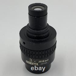 Nikon 3X 30304 Measuring Microscope Objective Lens Used