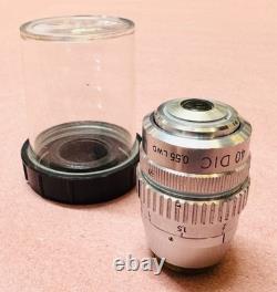 Nikon 40X/0.55 CFN DIC LWD Microscope Objective Lens 160mm with Collar