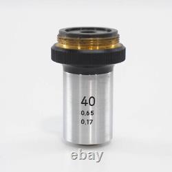 Nikon 40 0.65 0.17 Microscope Objective Lens 79760 Japan