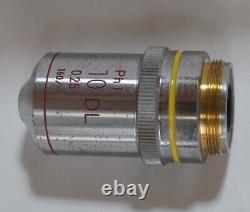 Nikon Achromat Phase Contrast Microscope Objective Lens 10x 0.25 160mm LTD
