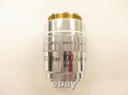 Nikon BD Plan 100X 100/0.8 ELWD 210/0 Metal Microscope Objective Lens 26M thread