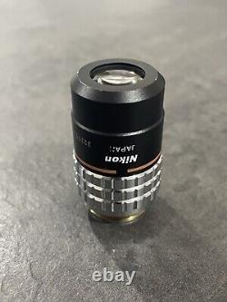 Nikon CFN Plan 2X 0.05NA 160mm Low Power Macro Microscope Objective Lens