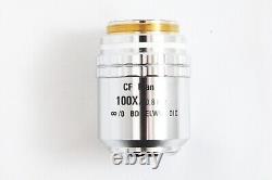 Nikon CF Plan 100x / 0.81 C BD ELWD DIC? /0 WD 2.0 Microscope Objective Lens