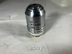Nikon CF Plan 100x /0.95 EPI Infinity WD 0.30 Microscope Objective p/n 81804
