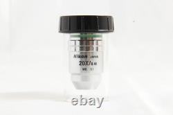 Nikon CF Plan 20x / 0.46 infi/0 EPI WD 3.1 Microscope Objective Lens #5369