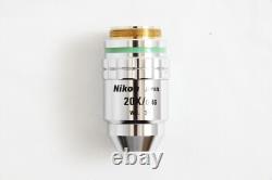 Nikon CF Plan 20x / 0.46 infi/0 EPI WD 3.1 Microscope Objective Lens #5369