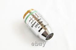 Nikon CF Plan 20x / 0.46 infi/0 EPI WD 3.1 Microscope Objective Lens #5369