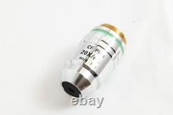 Nikon CF Plan 20x / 0.46 infi/0 EPI WD 3.1 Microscope Objective Lens #5369