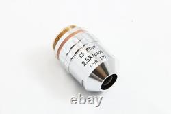Nikon CF Plan 2.5x / 0.075? /0 EPI WD 8.8 Microscope Objective Lens