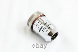 Nikon CF Plan 2.5x / 0.075 WD 8.8 EPI? /0 Microscope Objective #5112