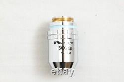 Nikon CF Plan 50x / 0.80 Infi/0 WD 0.54 EPI Microscope Objective Lens #4720