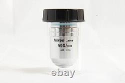 Nikon CF Plan 50x / 0.80 infi/0 EPI WD 0.54 Microscope Objective Lens #5370
