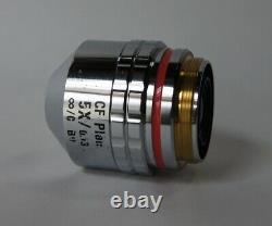 Nikon CF Plan 5X/0.13 Infinity/0 BD WD=10.0 Microscope Objective Lens