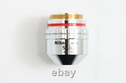 Nikon CF Plan 5x / 0.13? /0 BD WD 10.0 Microscope Objective Lens 27mm #5462