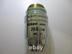 Nikon CF Plan EPI 20x/0.46? /0 EPI WD 3.1 Infinity Microscope Objective Lens RMS